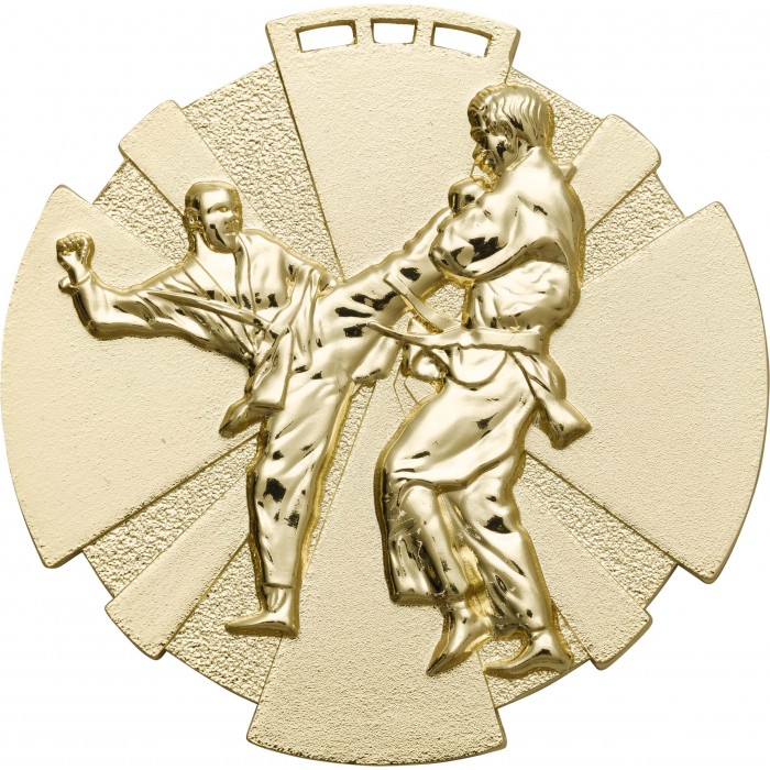 GOLD/SILVER 80MM SPA MEDAL